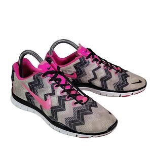 Nike TR Fit 3 Chevron Print Running Sneakers Womens Size 7